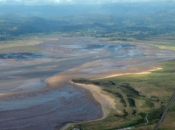 Aerial View of Dunnerholme Rock, at the North End of the course